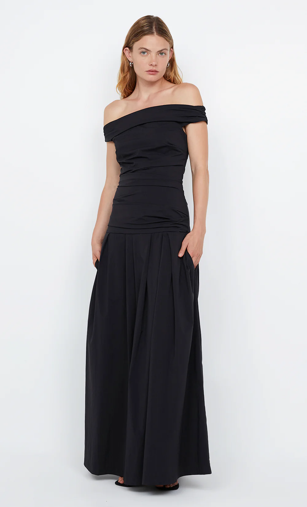 APOLLINE MAXI DRESS - BLACK - Image 5