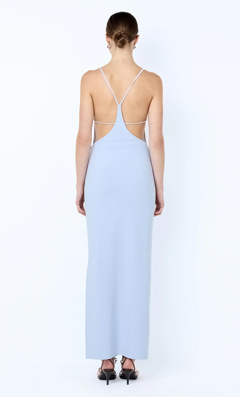 ARLENE STRAPPY MIDI DRESS - CORNFLOWER - Image 3
