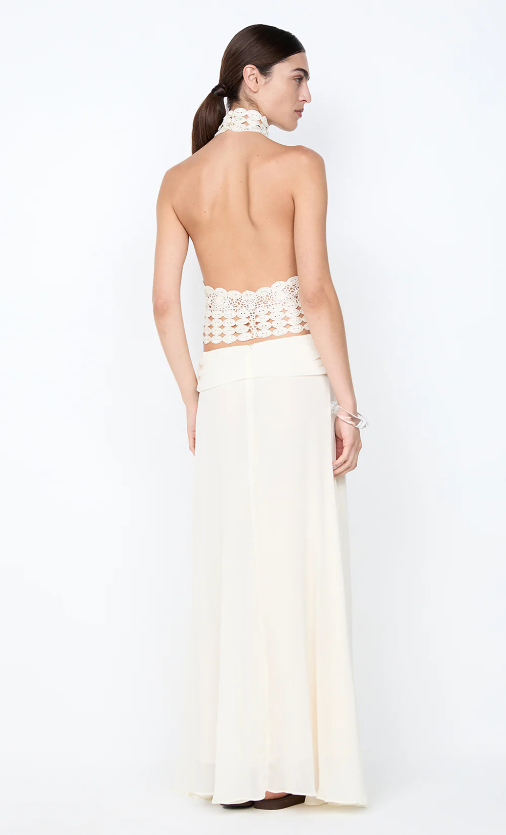 AURELIA MAXI SKIRT - IVORY - Image 3