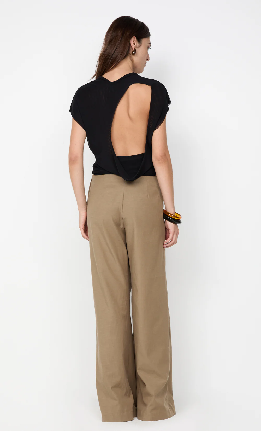 BOWEN DRAPE PANT - OLIVE - Image 6
