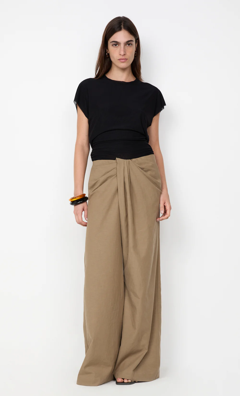BOWEN DRAPE PANT - OLIVE - Image 8
