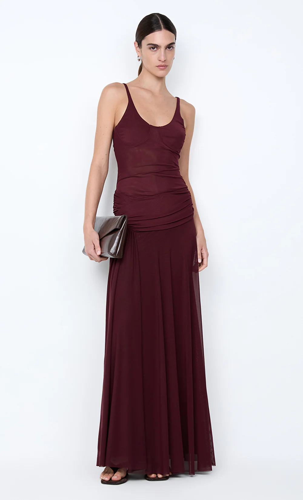 CITRINA MAXI DRESS - PLUM - Image 3