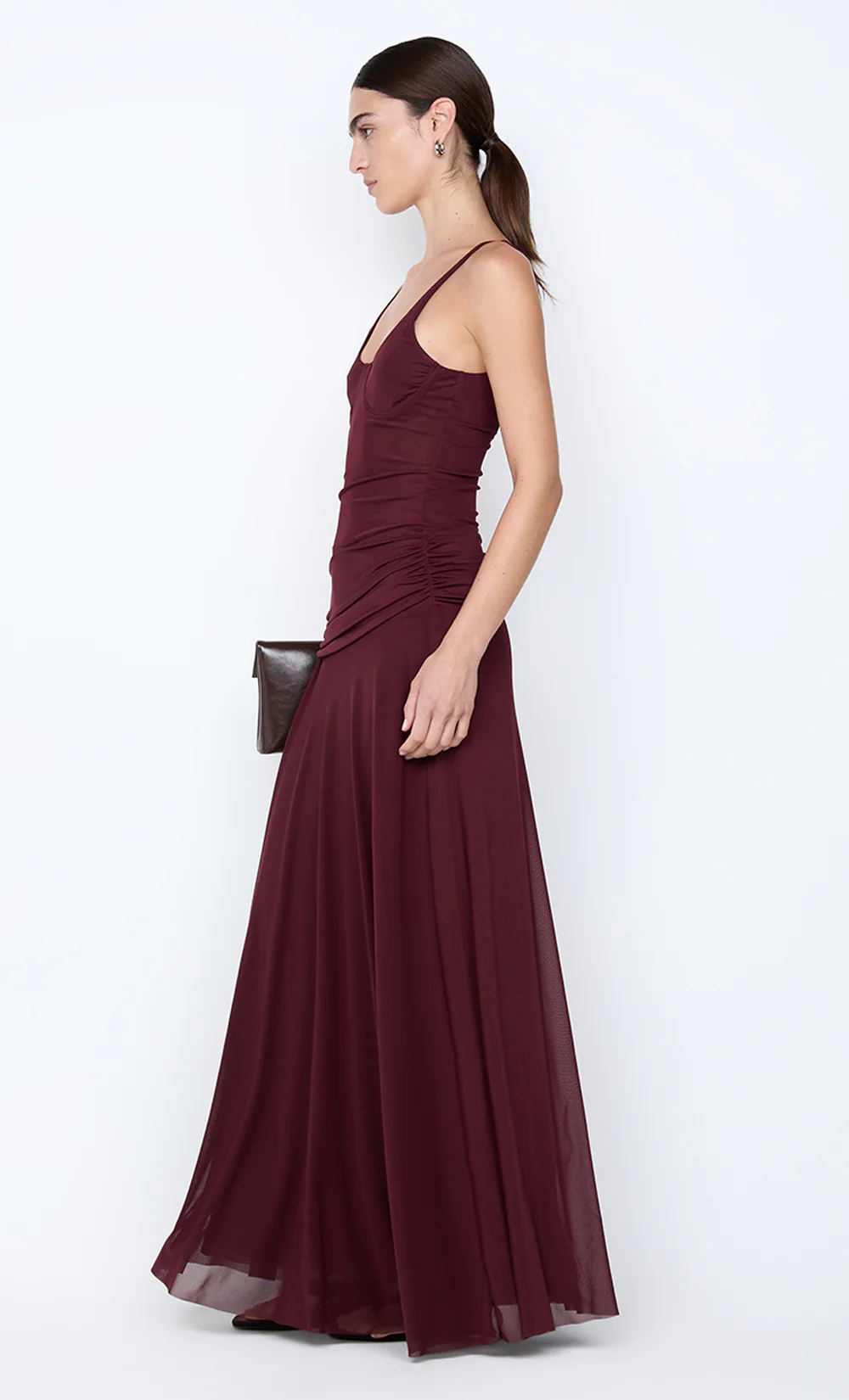CITRINA MAXI DRESS - PLUM - Image 4