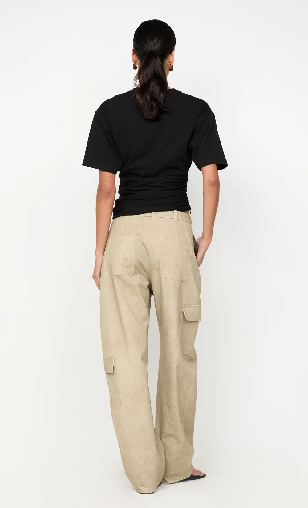 CYPRUS TWIST TEE - BLACK - Image 4