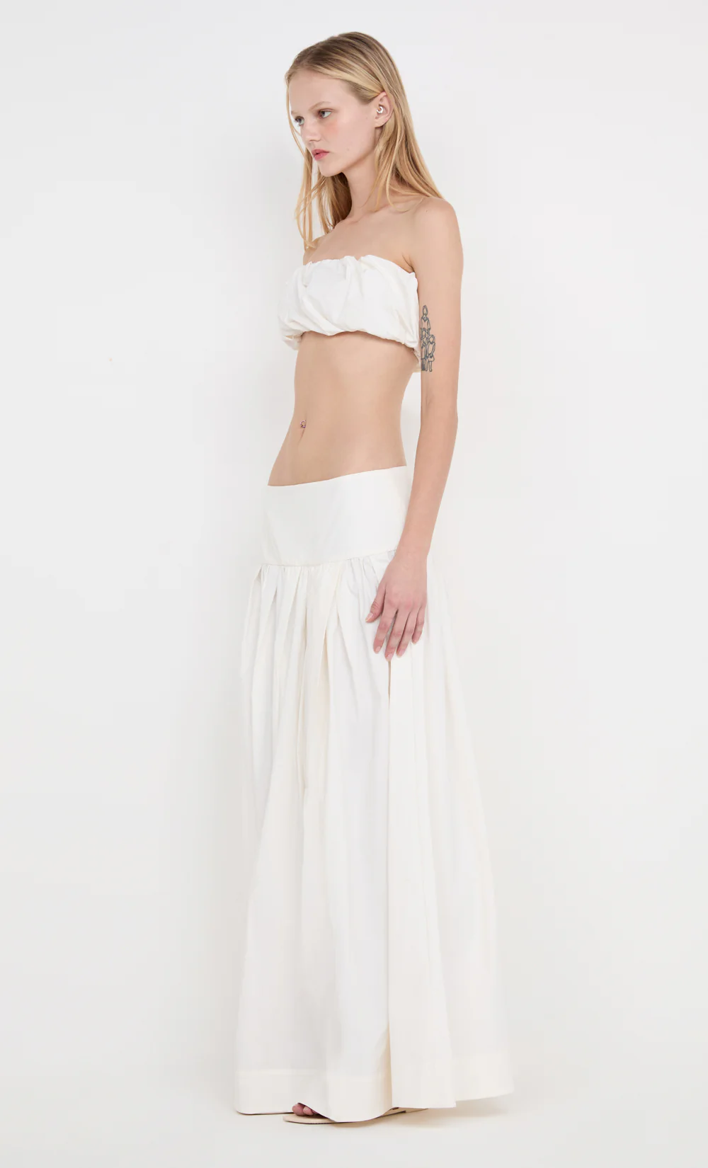 DANTE MAXI SKIRT - IVORY - Image 4