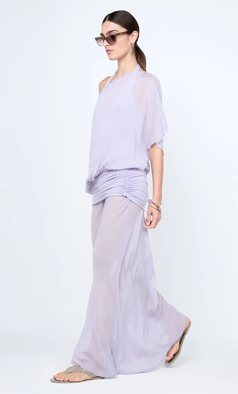 DELILAH OVERLAY MAXI DRESS - WISTERIA - Image 7