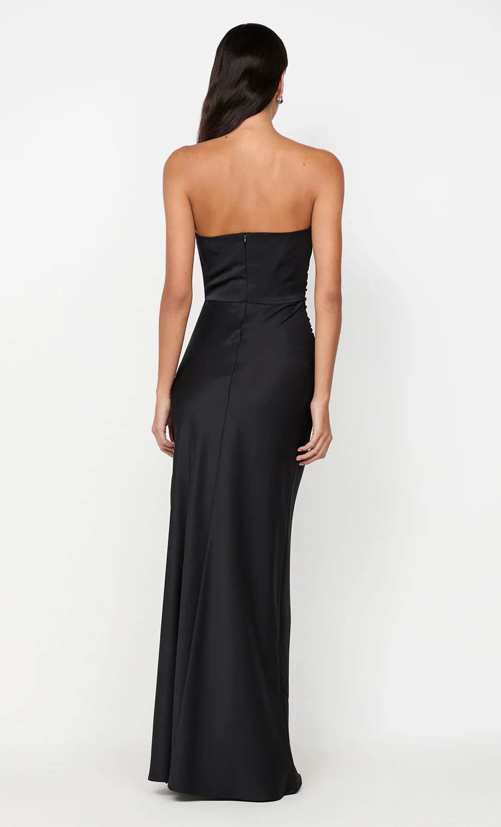 ETERNITY STRAPLESS MAXI DRESS - BLACK - Image 3