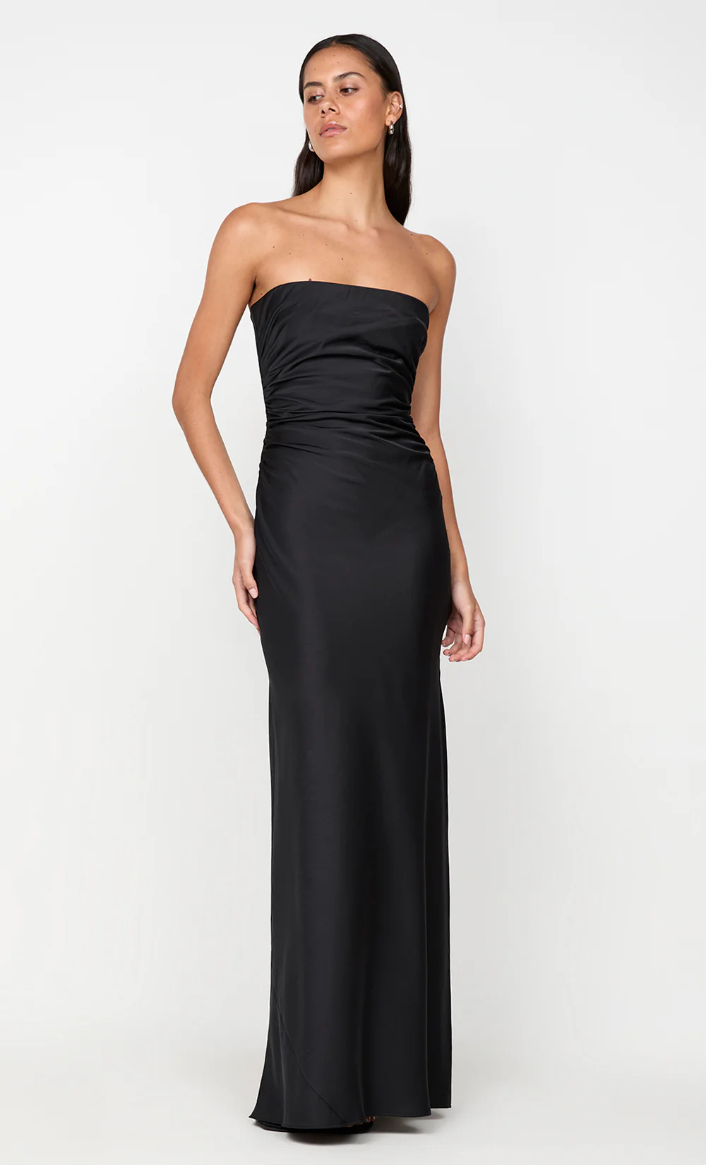 ETERNITY STRAPLESS MAXI DRESS - BLACK - Image 4