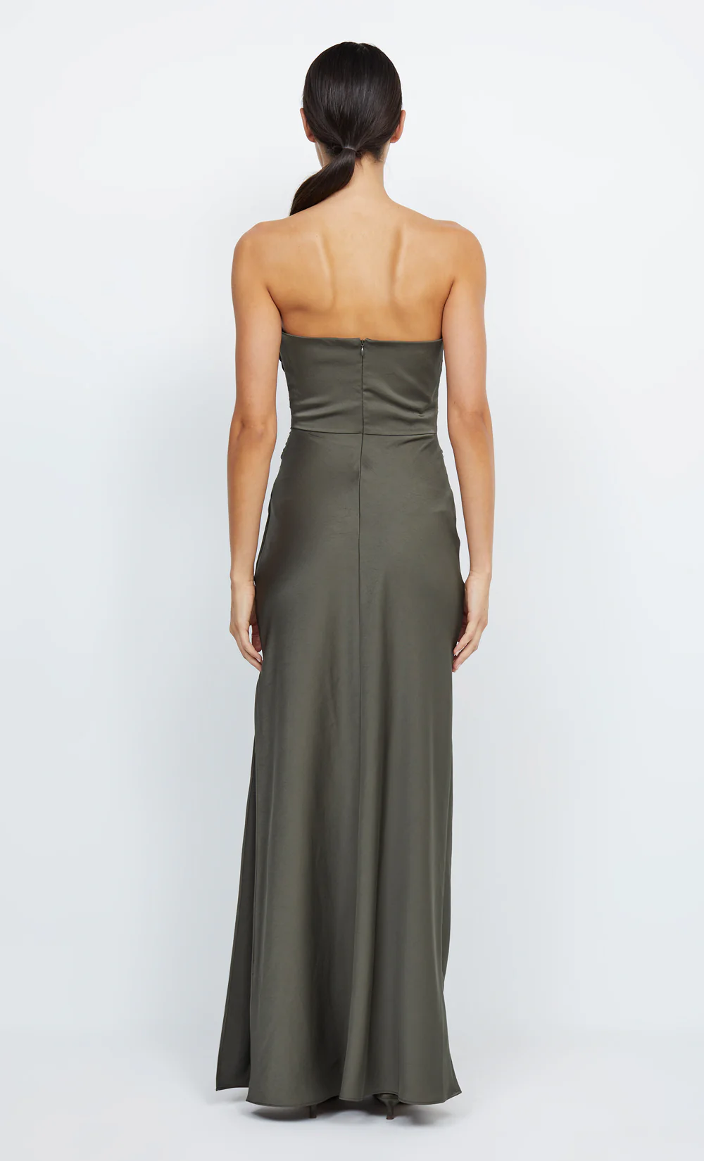 ETERNITY STRAPLESS MAXI DRESS - DARK WILLOW - Image 3