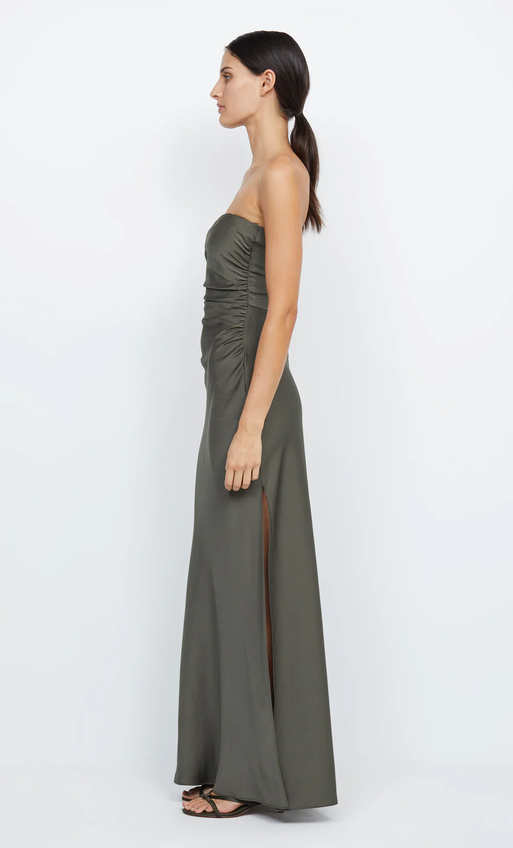 ETERNITY STRAPLESS MAXI DRESS - DARK WILLOW - Image 5