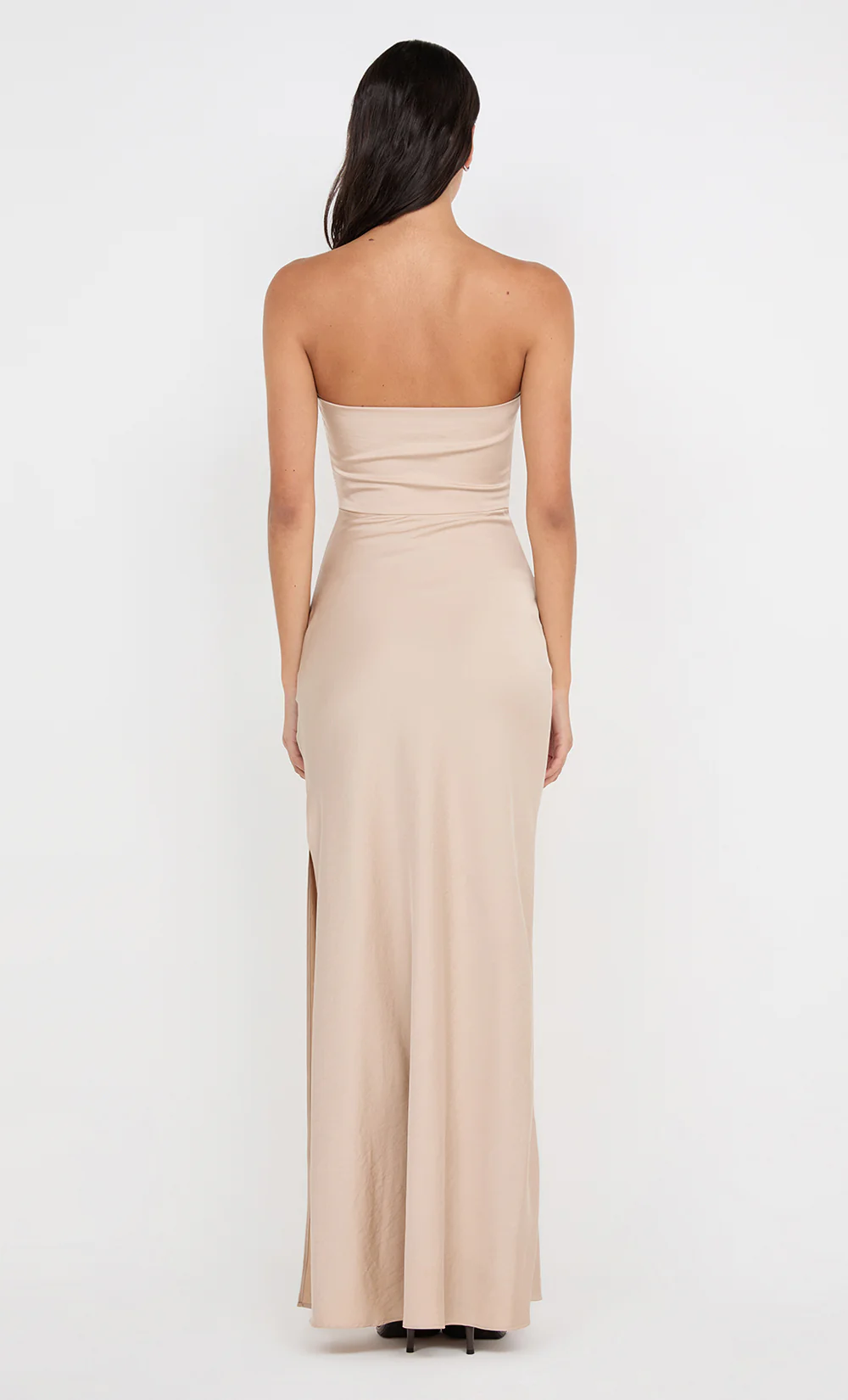 ETERNITY STRAPLESS MAXI DRESS - SAND - Image 7