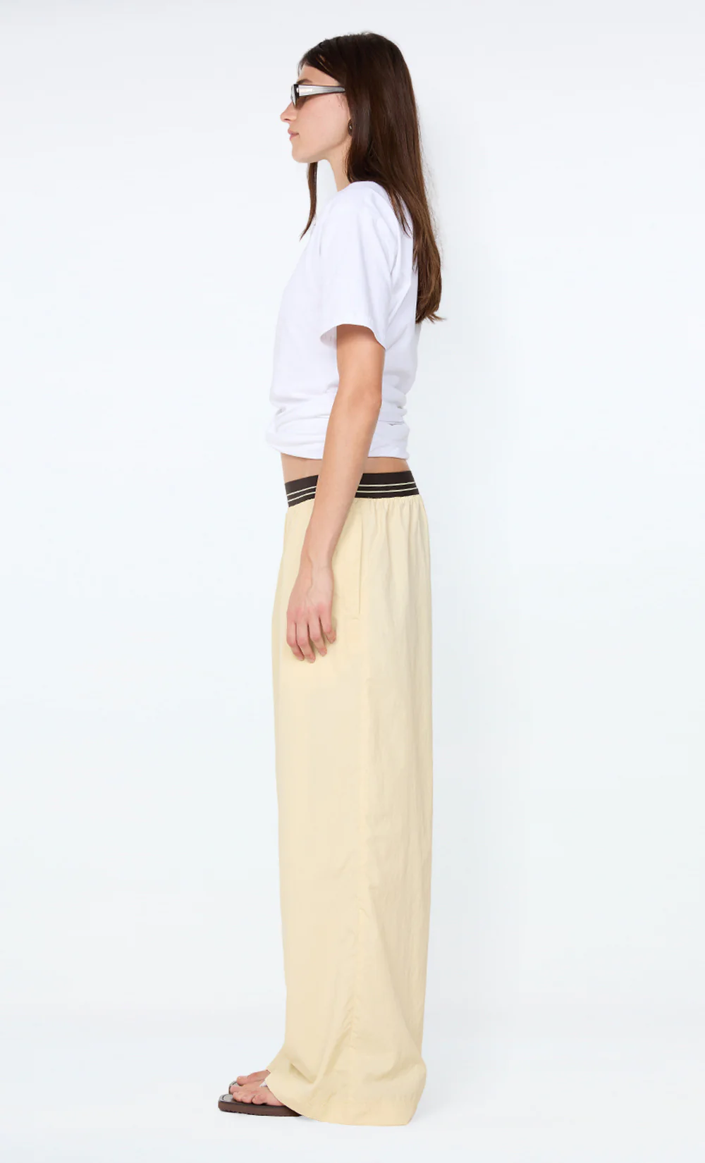 JERRI WIDE LEG PANT - BUTTER - Image 5