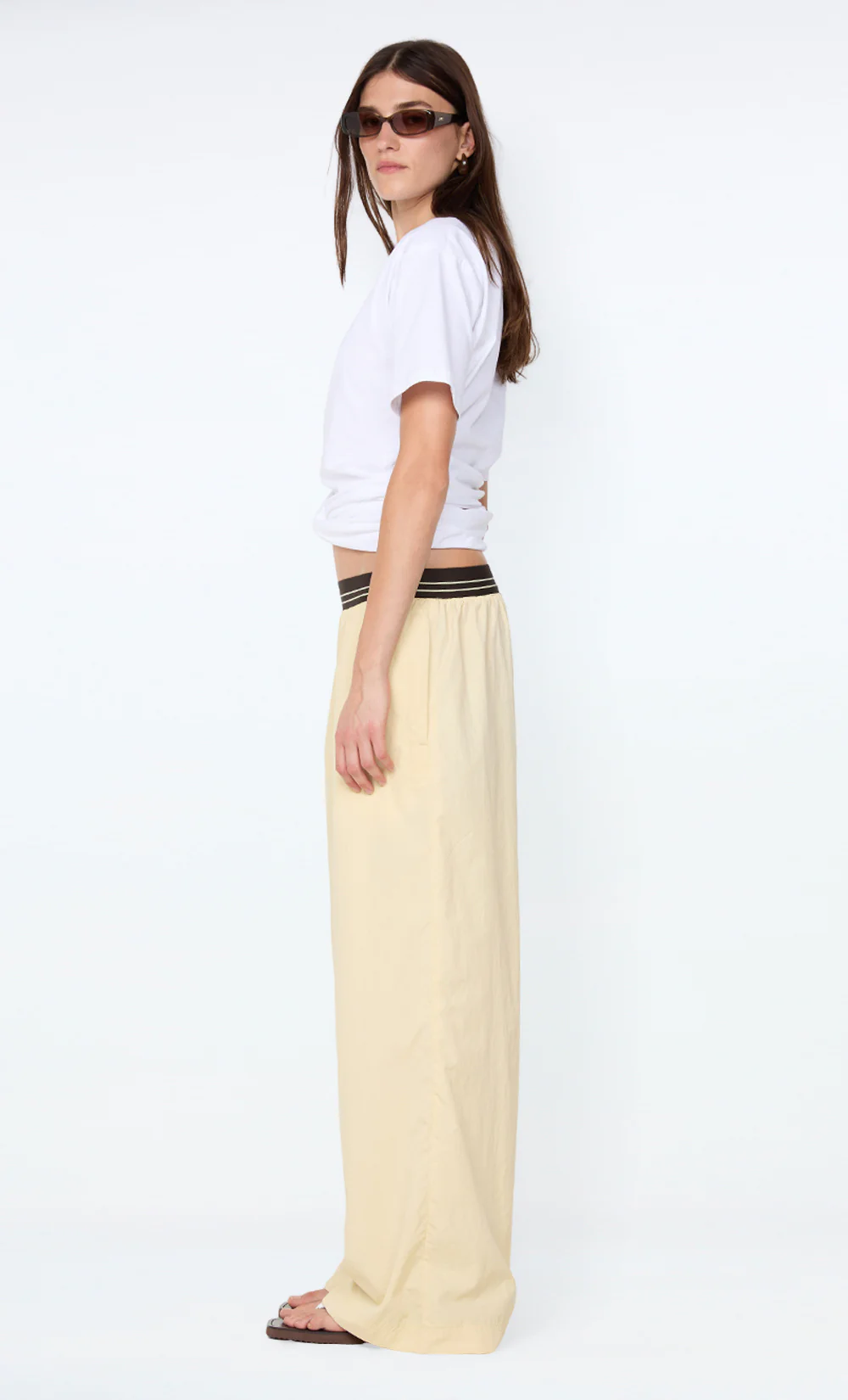 JERRI WIDE LEG PANT - BUTTER - Image 6