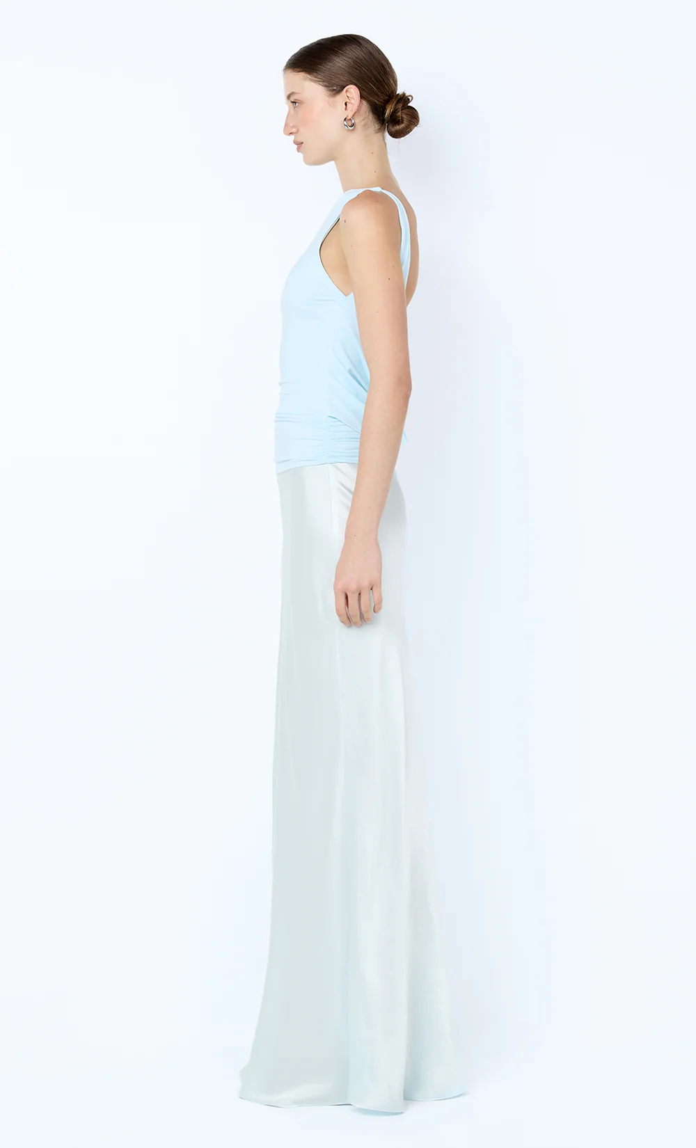 MIRABELLE COWL NECK MAXI DRESS - ARCTIC BLUE - Image 5