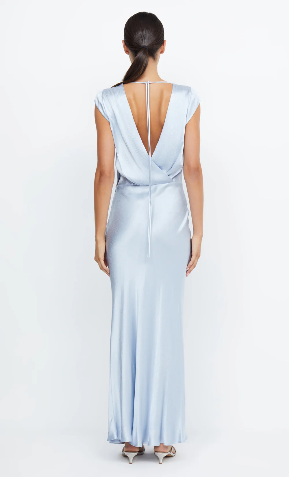 MOON DANCE MAXI DRESS - DUSTY BLUE - Image 3