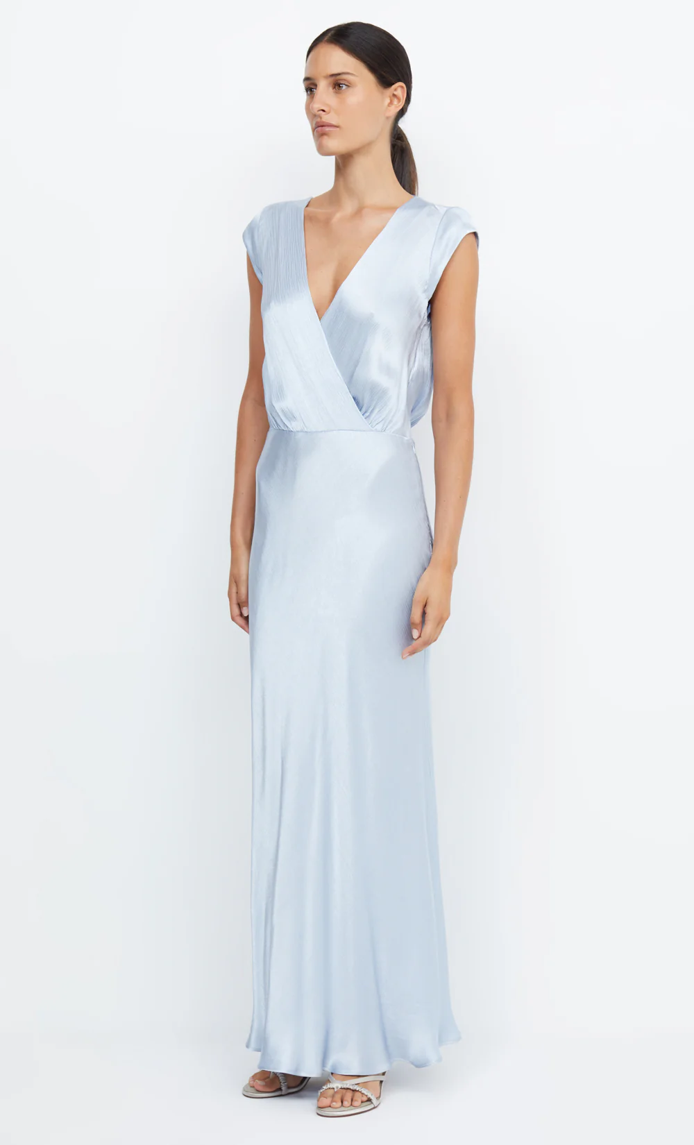 MOON DANCE MAXI DRESS - DUSTY BLUE - Image 4