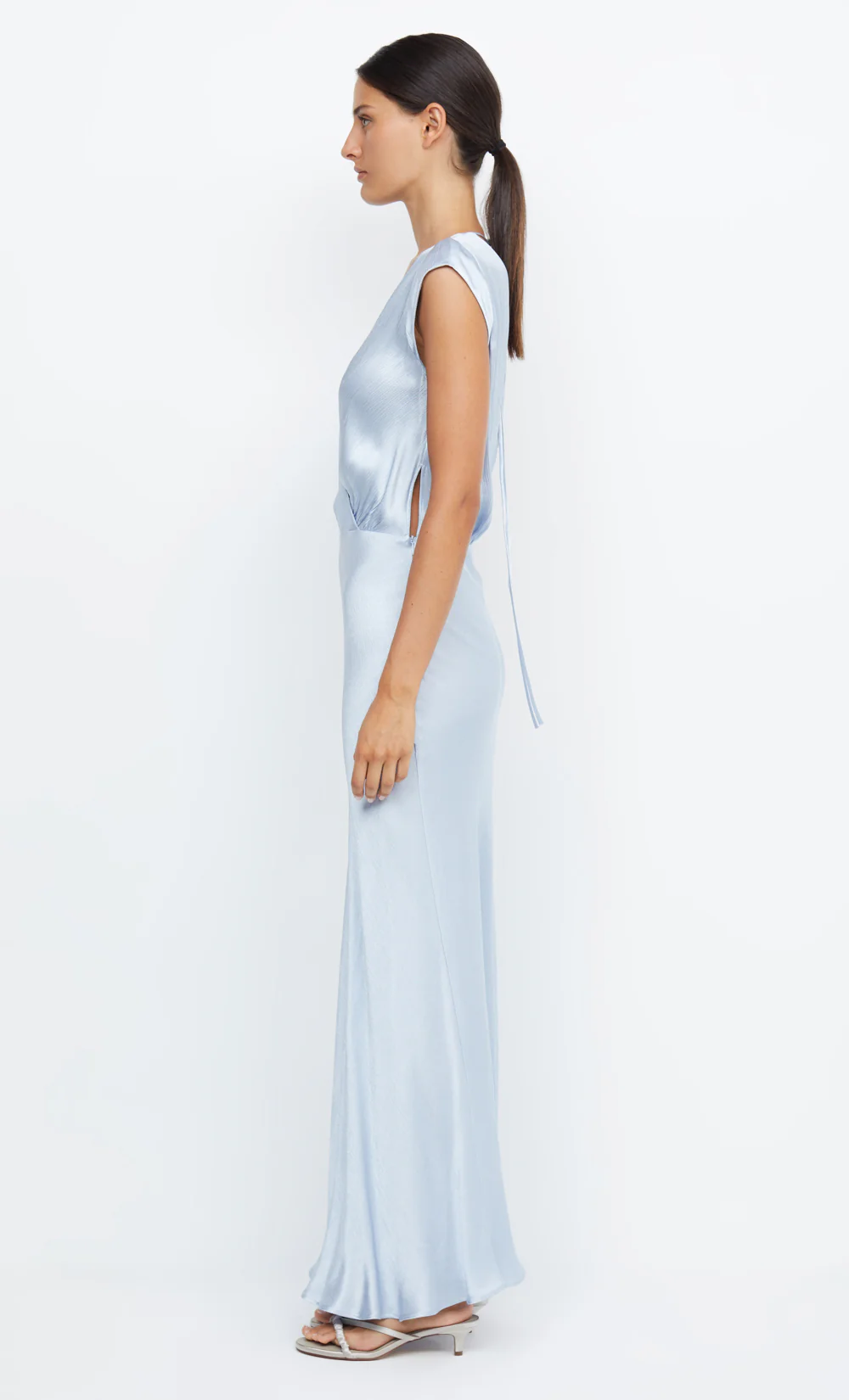 MOON DANCE MAXI DRESS - DUSTY BLUE - Image 5