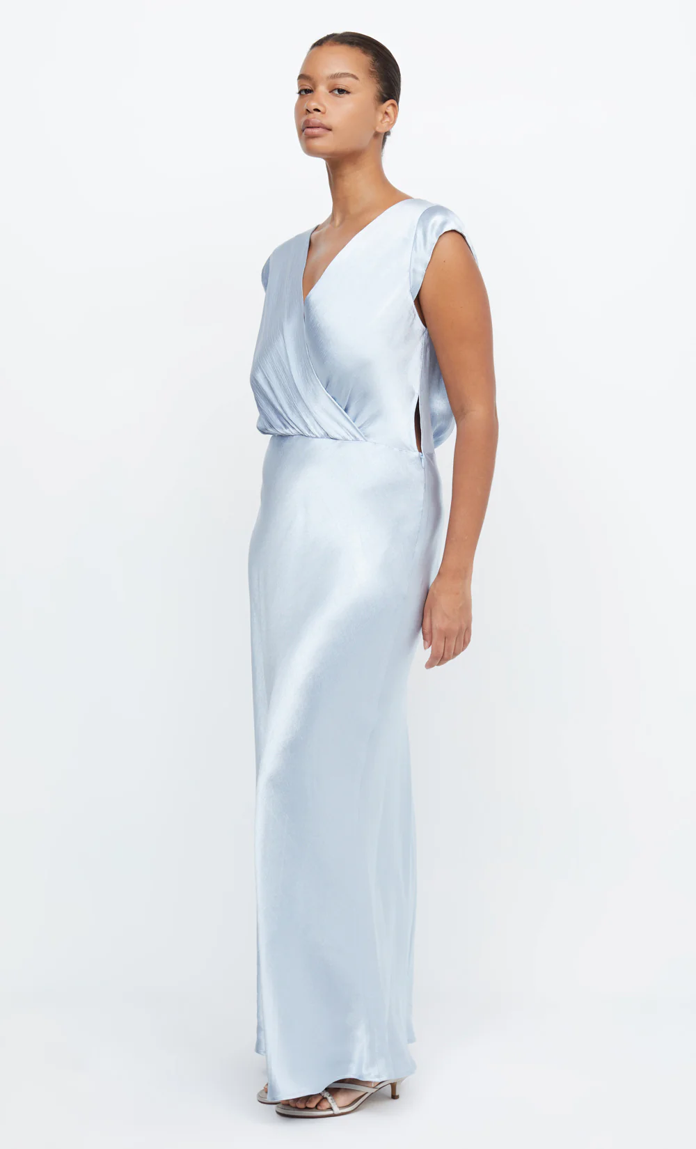 MOON DANCE MAXI DRESS - DUSTY BLUE - Image 7
