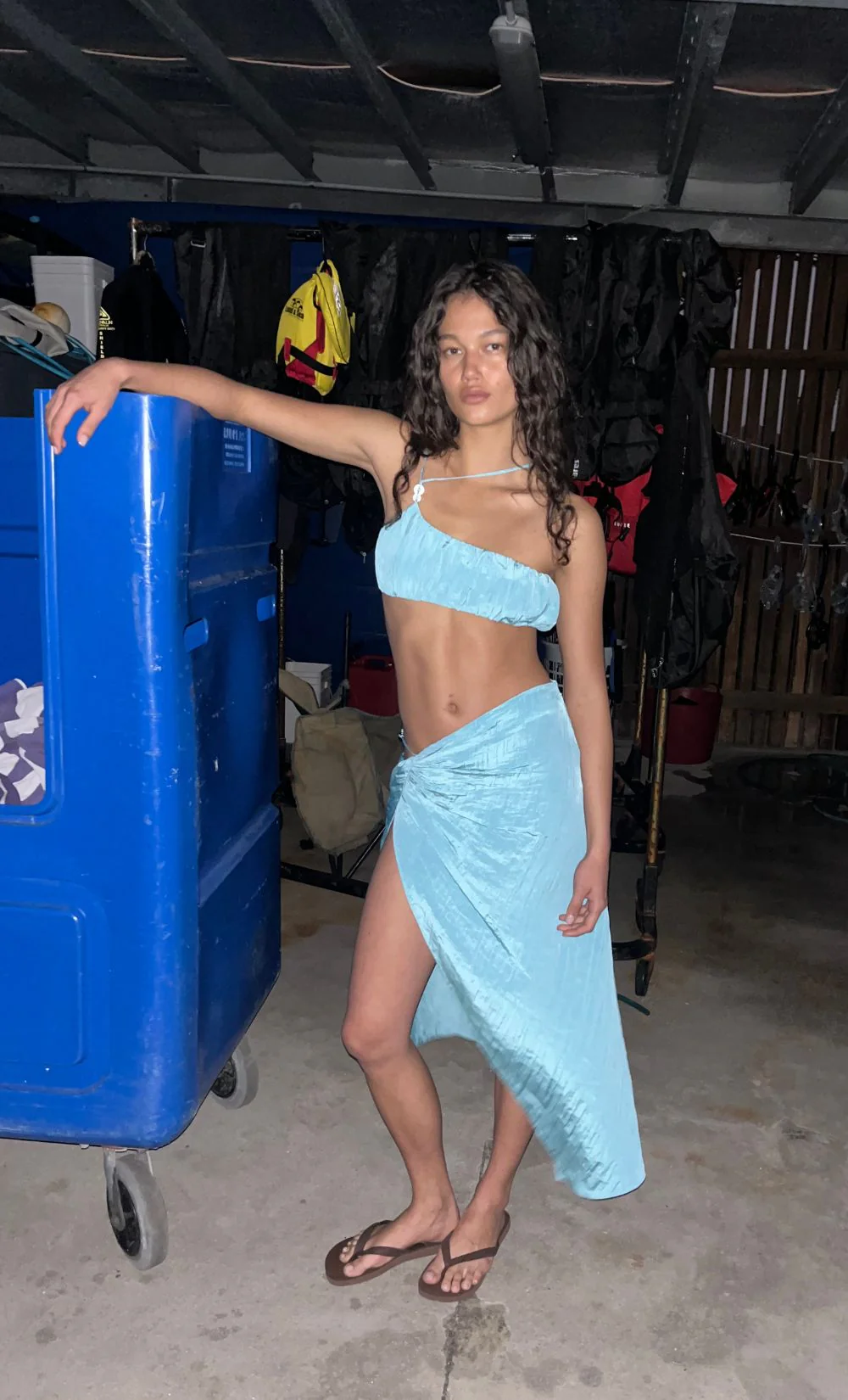 ODESSA ASYM TOP - DEEP SEAFOAM - Image 7