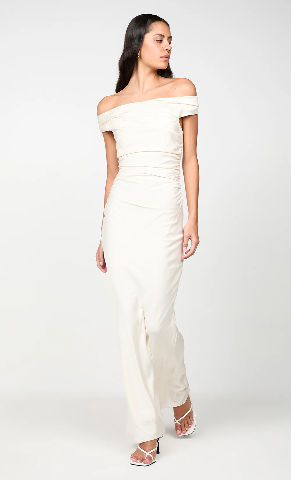 ETERNITY OFF SHOULDER MAXI - CREAM - Image 5