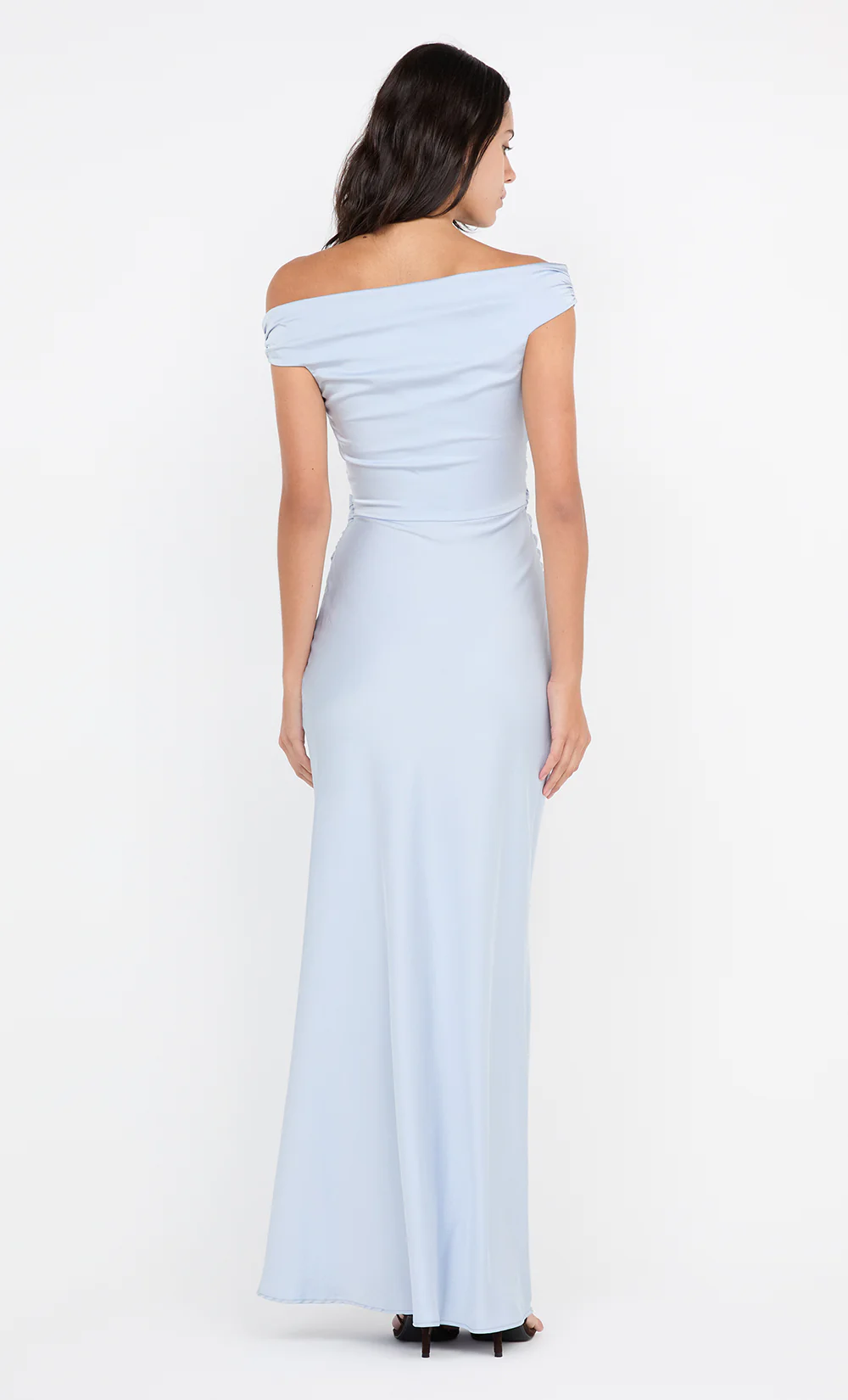 ETERNITY OFF SHOULDER MAXI - DUSTY BLUE - Image 6