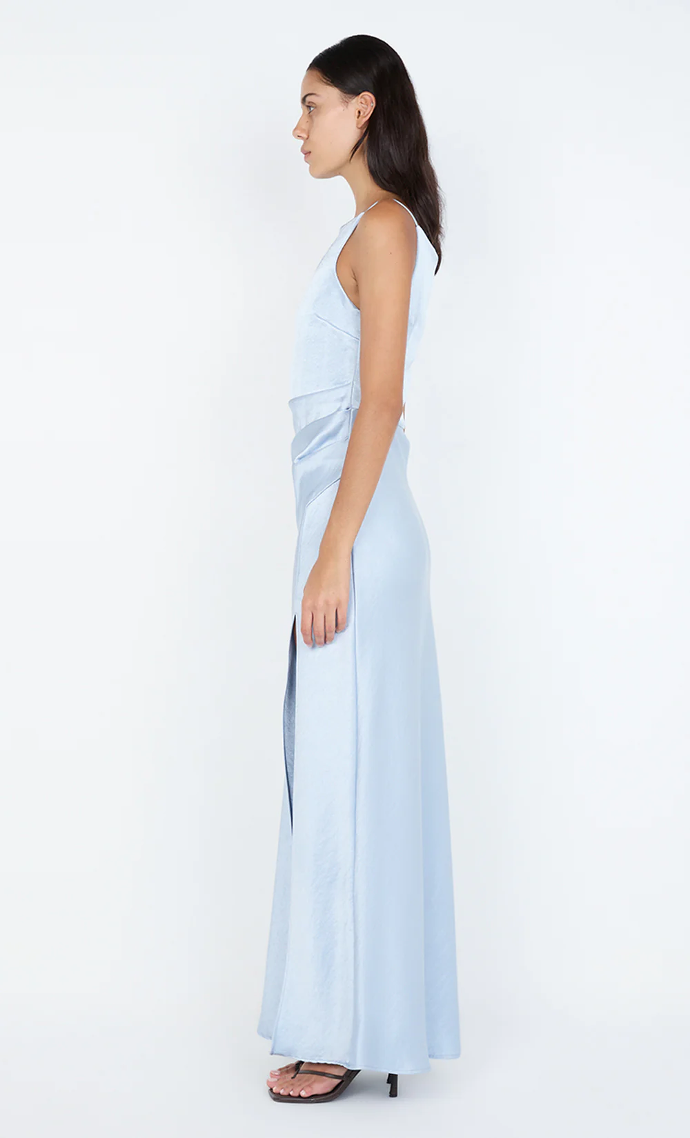 THE DREAMER MAXI DRESS - DUSTY BLUE - Image 4