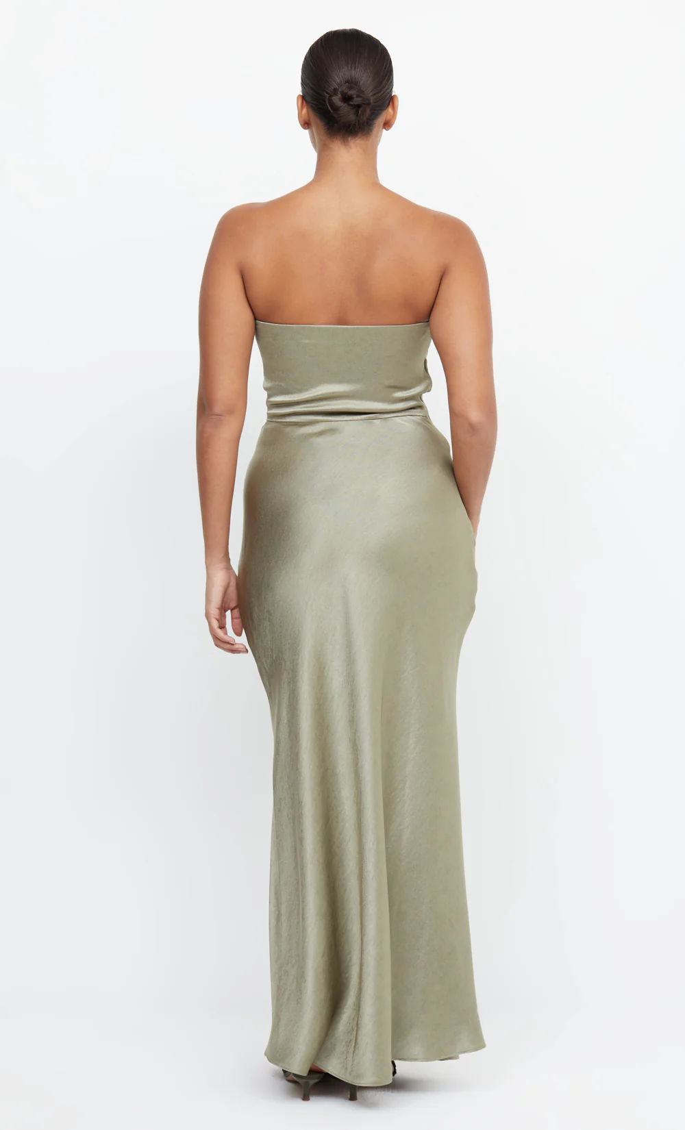 THE DREAMER STRAPLESS DRESS - SAGE - Image 7