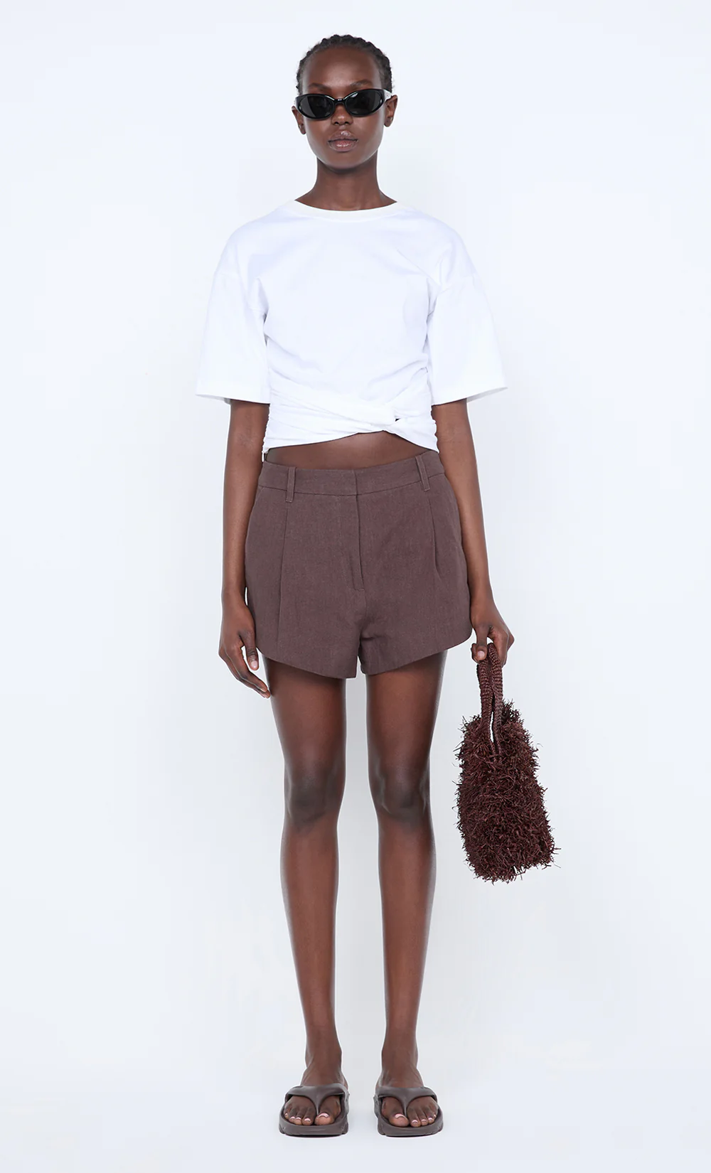 VINNIE SHORT - DARK CHOCOLATE - Image 3