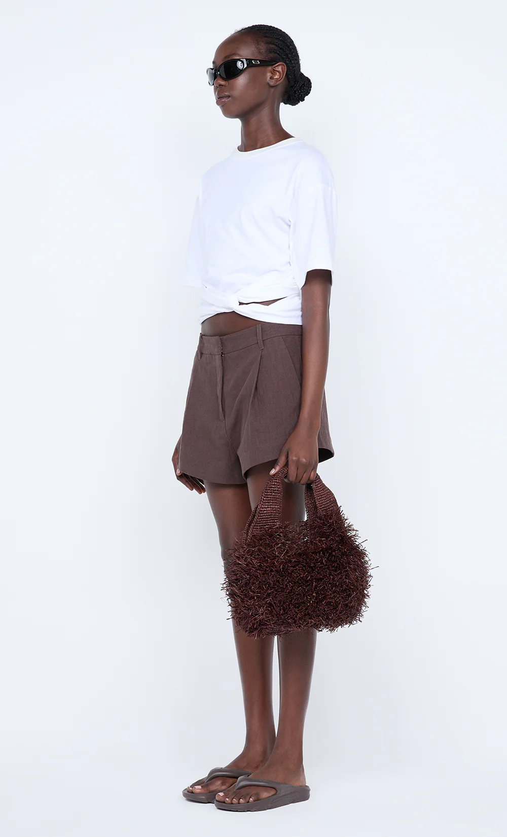 VINNIE SHORT - DARK CHOCOLATE - Image 4