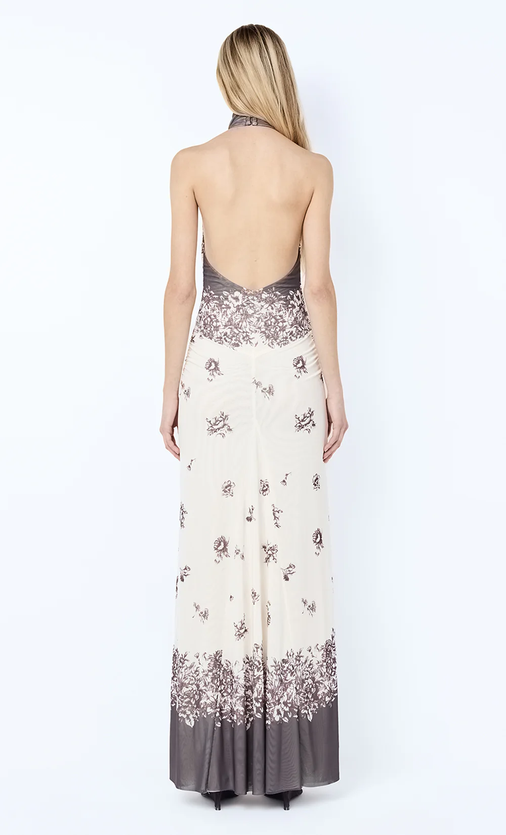 VIOLETTE RACER MAXI DRESS - CARNATION FLORAL - Image 4